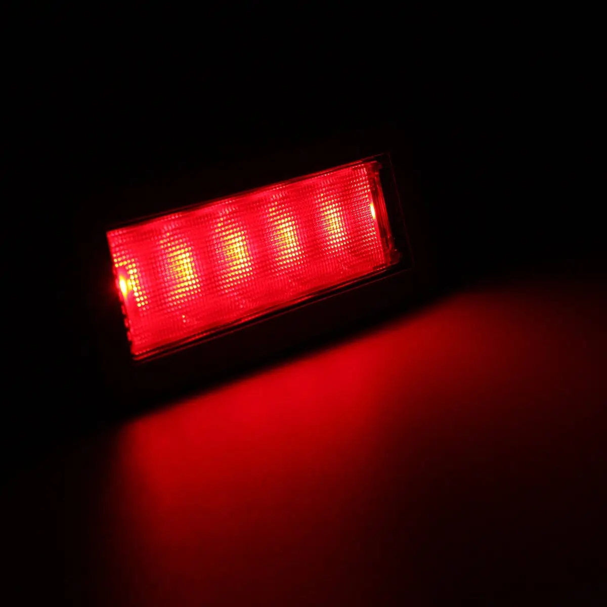 1 шт. светодиодный стоп хвост светильник автомобиль красный 5 светодиодный 12V задний высокое крепление рычага третьего 3RD Автомобильный светодиодный светильник 0,5 W Пластик