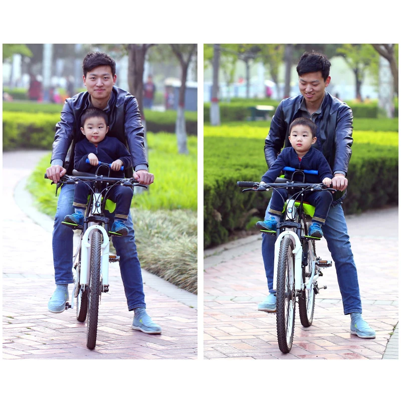 Venta caliente 2018 nueva bicicleta de carretera de montaña asiento de seguridad para niños silla frontal de bicicleta para niños adecuada para 0-6 años bebé - 5