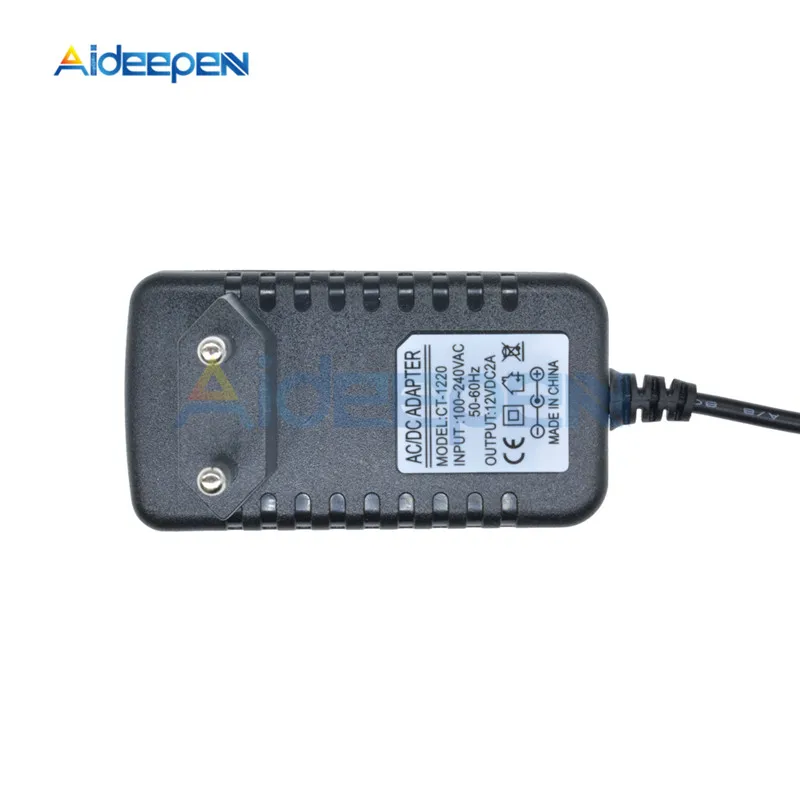 DC 12V 1.8A 2A Мощность адаптер питания US/EU Plug 4,0X1,7 мм 5,5X2,1 мм Интерфейс AC 100-240V Вход 50/60Hz линии Длина 1 м