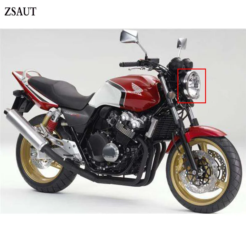 7 &quotкруглый светодиодный фонарь с DRL угловыми глазами для Honda CB 400 500 1300 Hornet 250 600 900