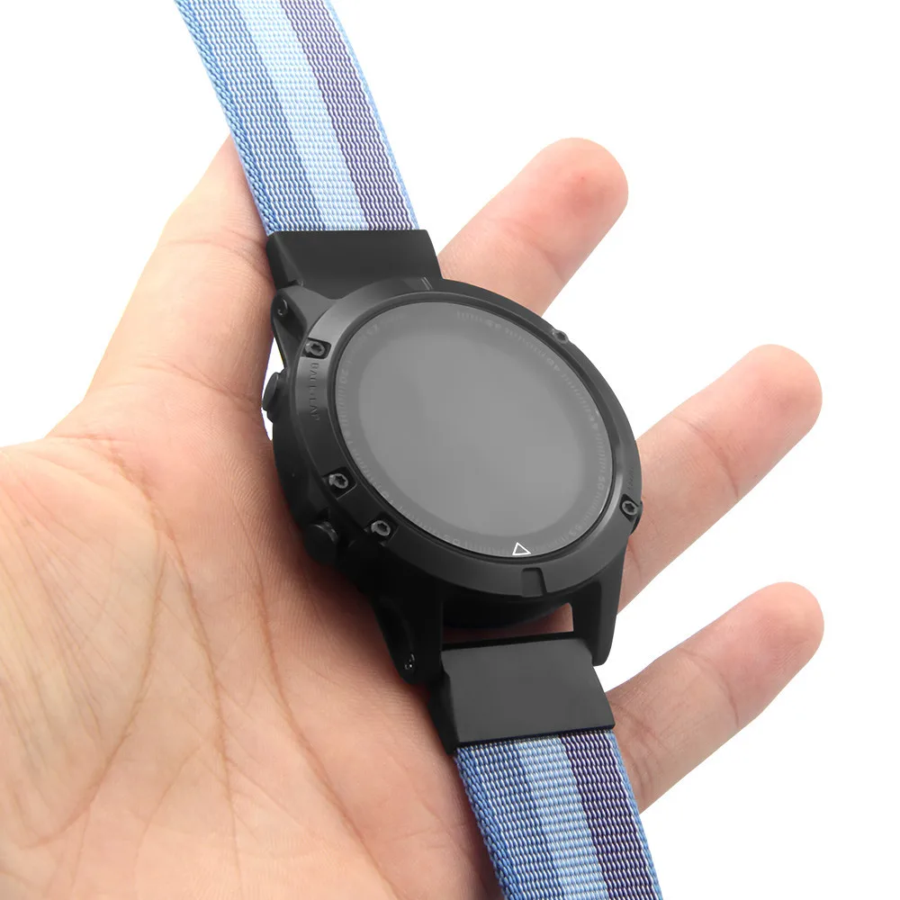 Новый 1 шт. сменный тканый ремешок для часов Quick Release Easy Fit Garmin Fenix 5 умный Браслет (с