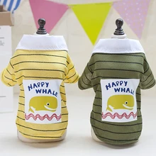 E39 новые дешевые летние для домашних животных собак Футболка Одежда с рисунком в виде китов; Щенок Кот рубашка без рукавов для собака породы чихуахуа поставки продукции
