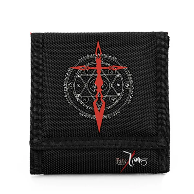 

Japanese Anime Fate Zero Canvas Wallet Fate Stay Night Wallet Fashion Fate Grand Order Money Clip Saber Wallets For Boys Girls
