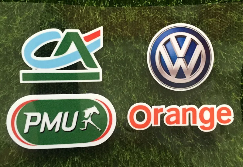 

2018 2019 France Training Sponsor Patch Under Team Log Size Small Sponsor Heat Transfer Soccer Patch Badge