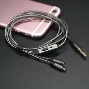 

diy earphone wire with mic upgrade cable Pluggable pin