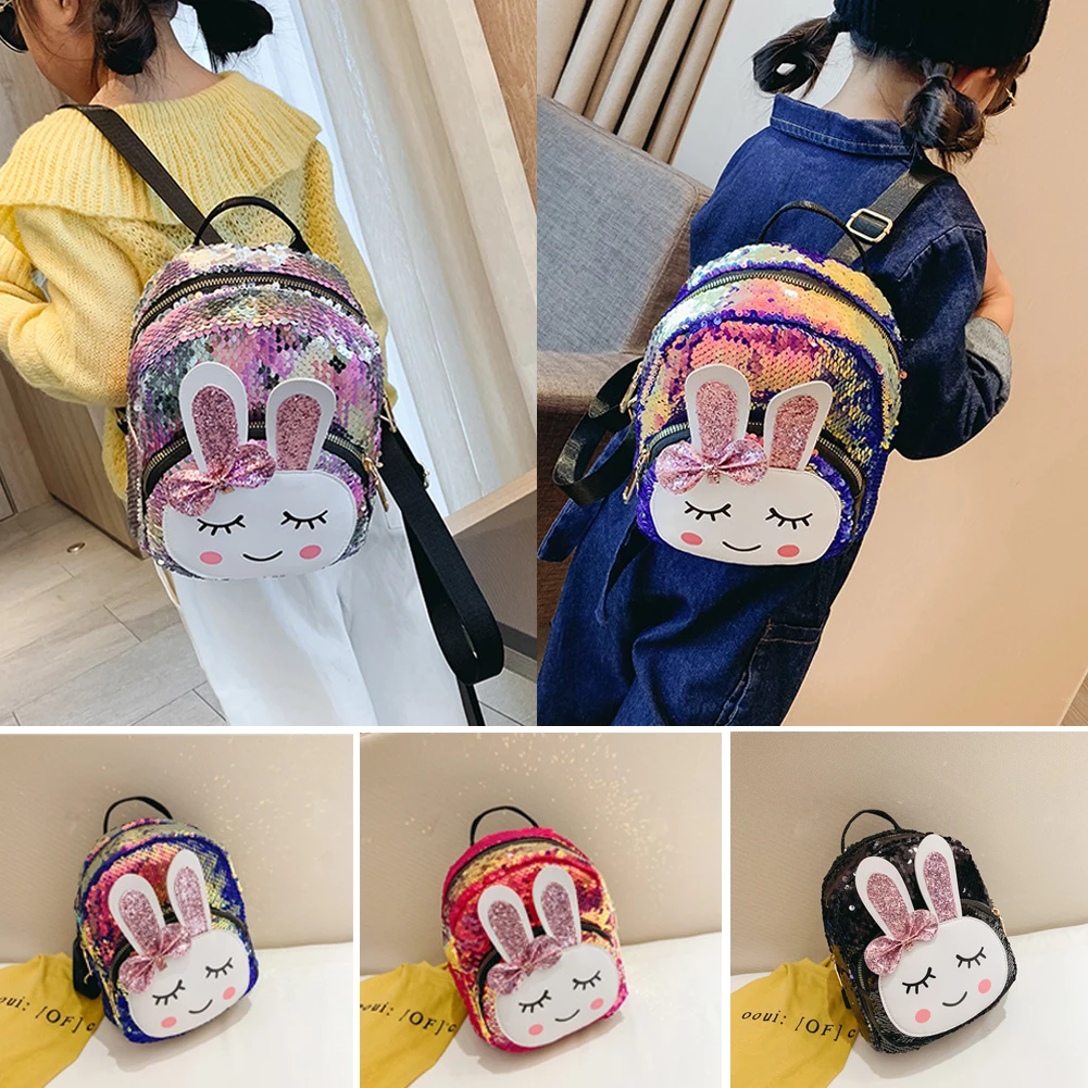 backpack bunny Children/'s backpack for girls daycare backpack kindergarten backpack KR030