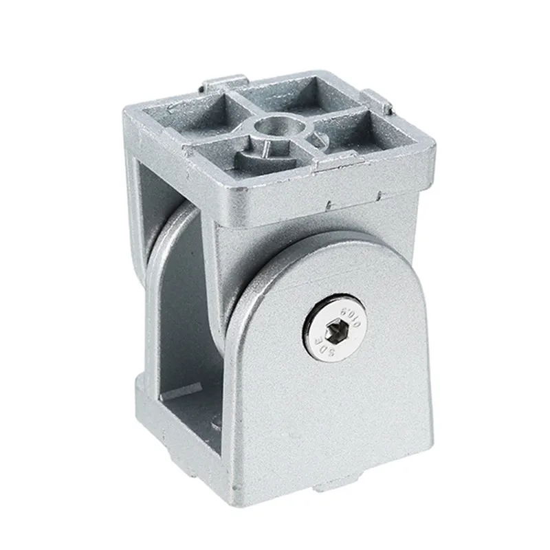 

SULEVE New 1PC Zinc Alloy Industrial Adjustable Hinge Angle Connector for 4040 series Aluminum Profile Cabinet Hardware