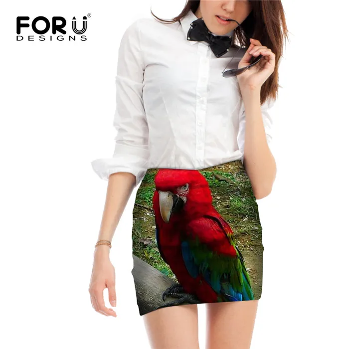 LD1065AG FORUDESIGNS/Женская юбка с подкладкой из полиэстера, модная пикантная мини-юбка из спандекса, высокое качество, для 4 сезона, высокая талия, Офисная Женская одежда - Цвет: LD1065AG