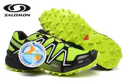 Salomon Скорость Крест 3 CS III мужские кроссовки 9908 красный человек дышащие туфли без каблуков прогулки обувь, мужские кроссовки E кроссовки