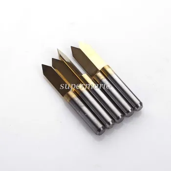 

5x Titanium Coated Carbide PCB Engraving CNC Bit Router Tool 90 Degree 0.2mm Tip