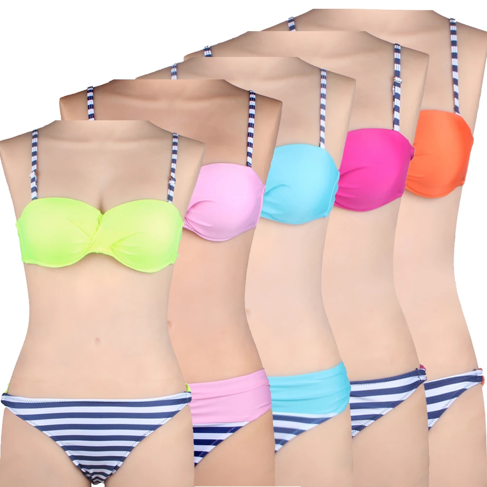 2016 Sexy Women Swimwear Bikini Summer Swimwear Swimsuit Bikini Bikini Push Up Bandage Bikini set Bathsuit Free Shipping