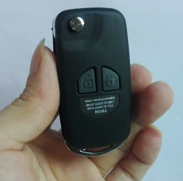 

With LOGO 2 Button Modified Folding Car Blank Key Remote Case Cover For Suzuki SX4 Grand Vitara Replacement Flip Key Shell