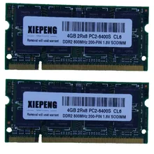 4GB 2Rx8 PC2-6400S 800 MHz DDR2 8gb 800 MHz Память для ноутбука 4G pc2 6400 notebook 200-PIN SODIMM ram