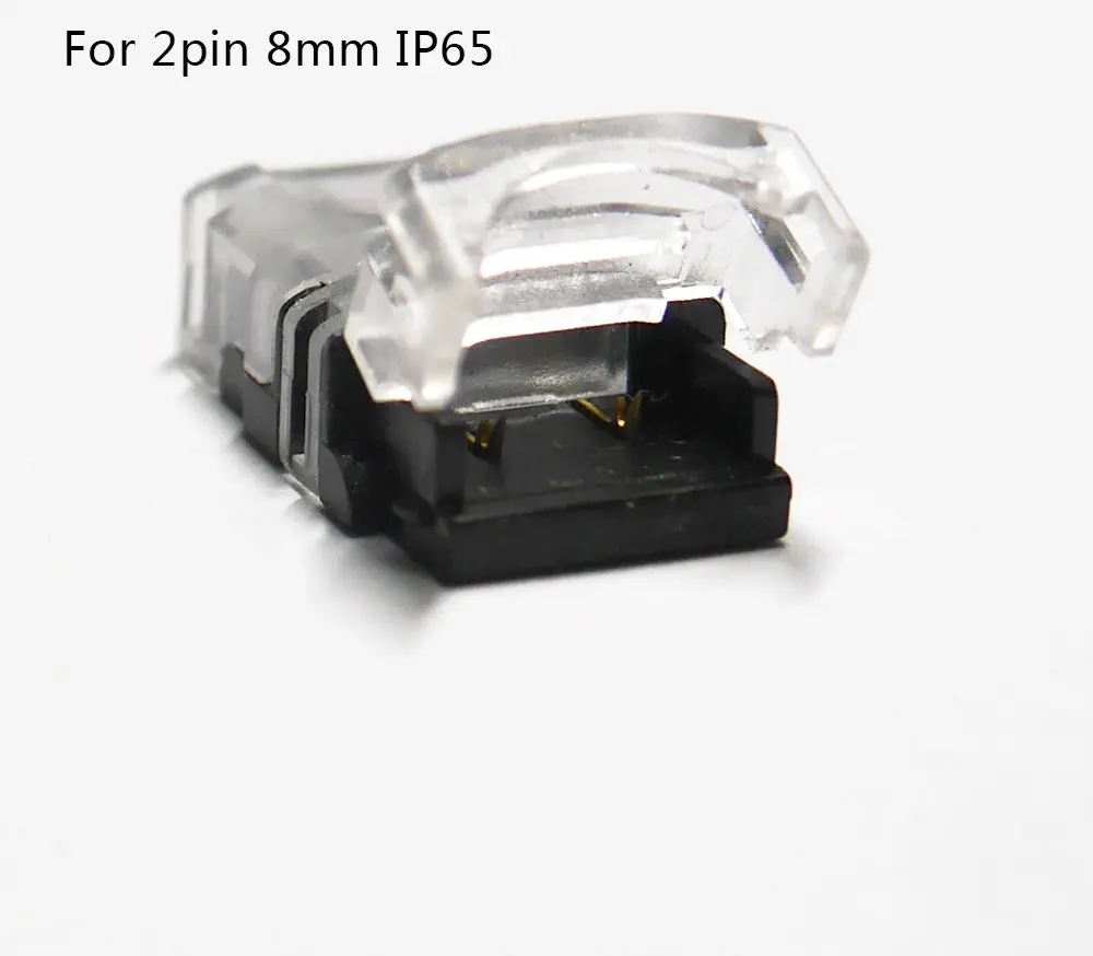 5 шт./лот 2pin 3pin 4pin 5pin Светодиодные ленты Разъем для 3528 5050 Светодиодные ленты для провода или тест-полоски для ленты соединения Применение терминалы - Цвет: 2pin 8mm for IP65