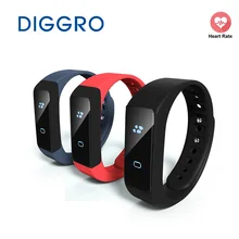 Diggro OLED умный Браслет Bluetooth 4.0 Шагомер фитнес traker часы калорий здоровья Браслет сна монитор для iOS и Android
