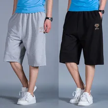 Модные повседневные свободные мужские шорты Лето Новое поступление большие мужские хип-хоп Новое поступление размера плюс XL 2XL 3XL 4XL 5XL