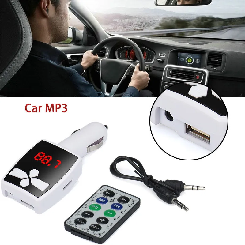 Горячая продажа MP3 плеер беспроводной FM передатчик модулятор Автомобильный