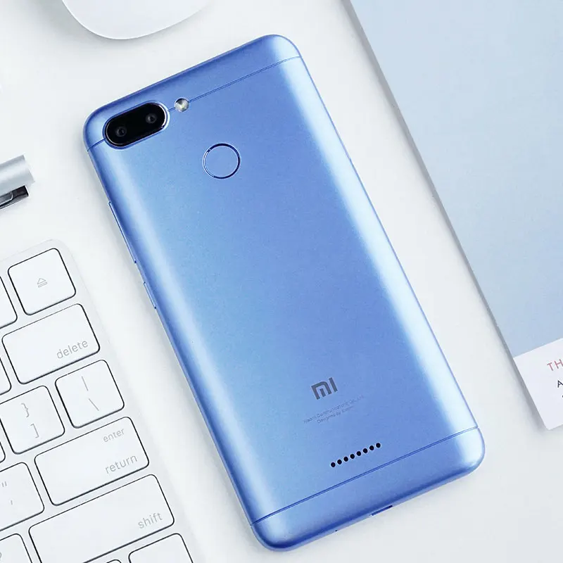 Глобальная версия Xiaomi Redmi 6, 3 ГБ, 32 ГБ, 5,45 дюйма, HD, полный экран, 18:9, смартфон Helio P22, четыре ядра, AI, двойная камера 12 Мп+ 5 МП, CE FCC