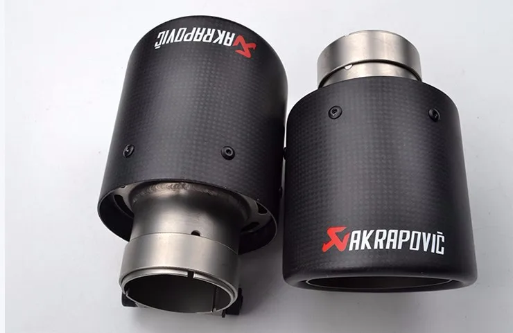 На входе 63 мм к розетке 114 мм akrapovic углерода выхлопных газов совет, Побег akrapovic глушитель Совет