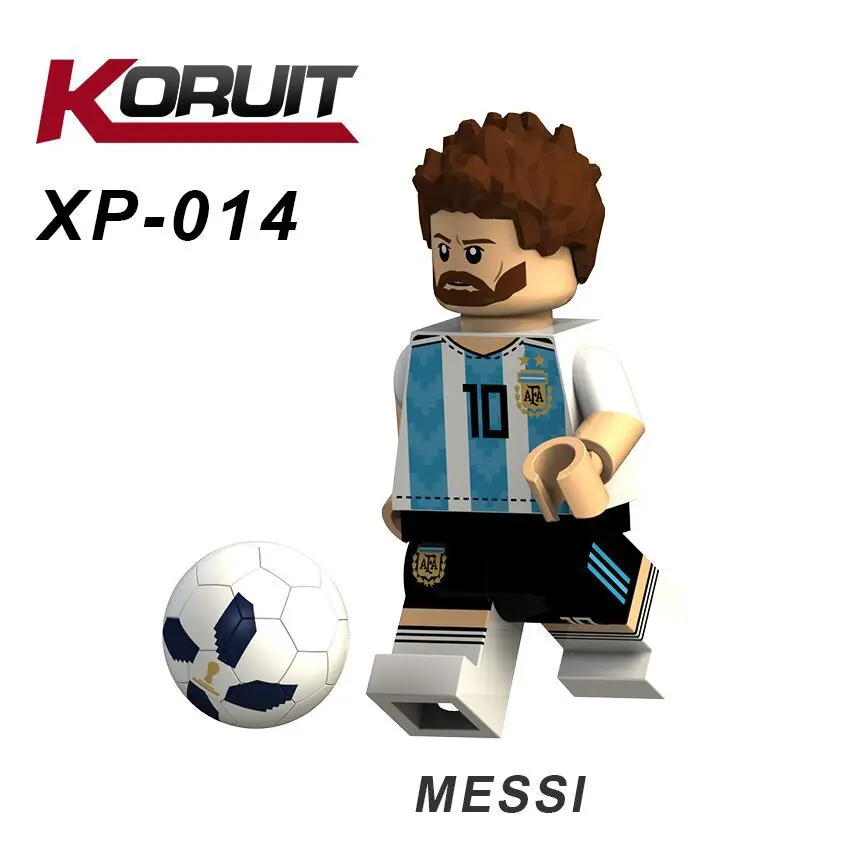 

Single Sale XP014 Messi MESSI Model Building Blocks DIY Toys for Children brick block Gift toys