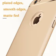 

For iPhone6plus mobile phone case For iPhone 6splus protective sleeve luxury electroplating combination panel phone case Oct24