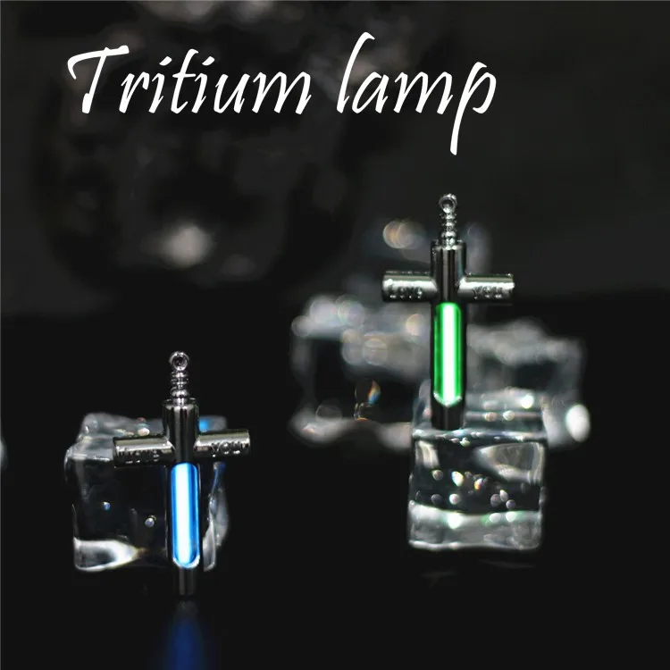 

25 Years Self-luminous Tritium Gas Tube Keychain Outdoor EDC Multi-color Selection Emergency Lights