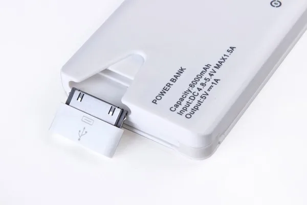 6000mah power bank with inbuilt usb cable 5
