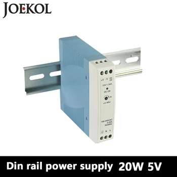 

MDR-20 Din Rail Power Supply 20W 5V 3A,Switching Power Supply AC 110v/220v Transformer To DC 5v,watt power supply