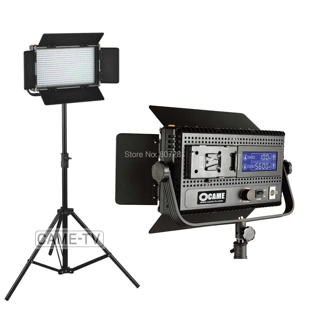 

576 LED Light Dimmable Daylight 5600K Digital Display V Mount