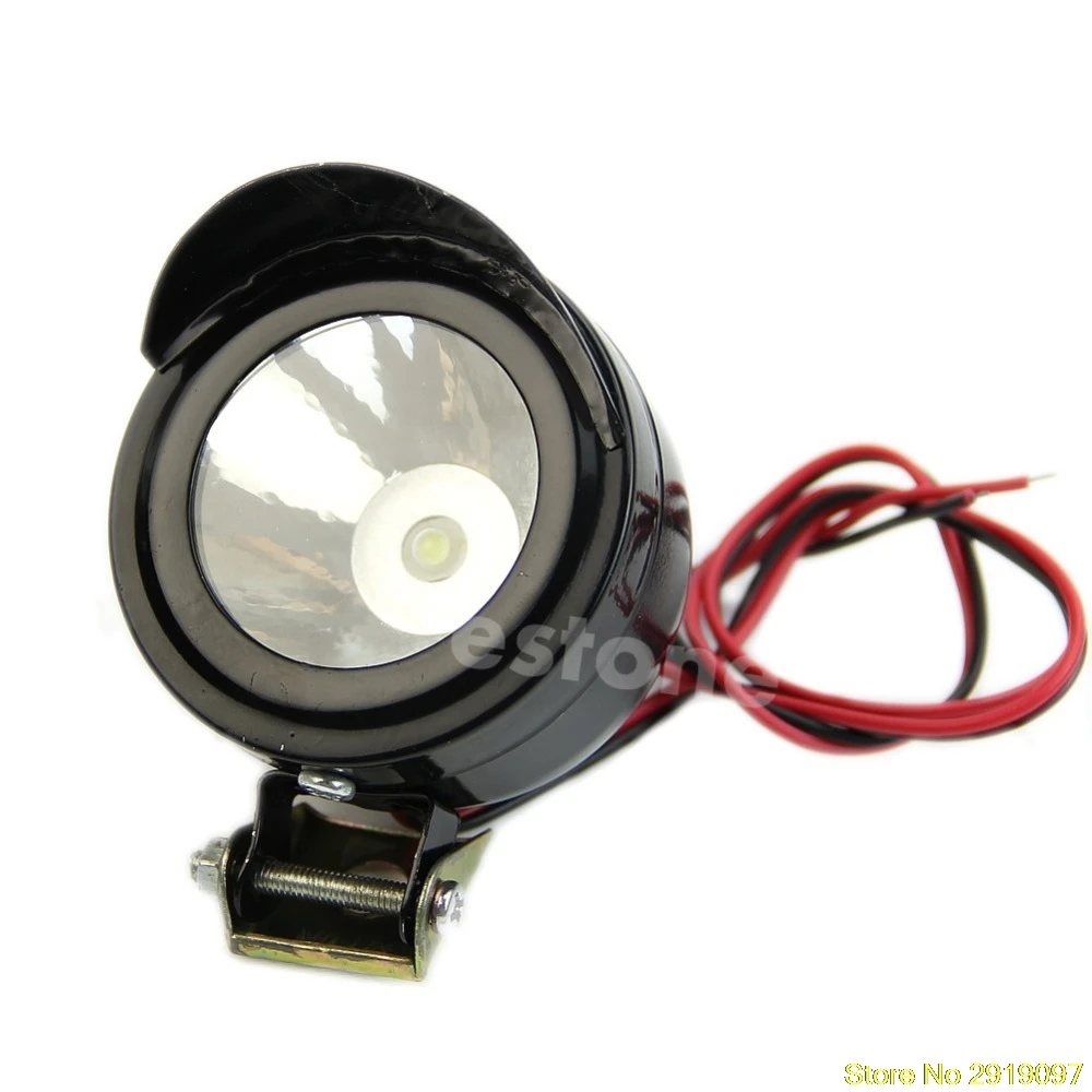 

New Arrive 1Pc 6000K 10W Hot New Universal Electric Motorcycle Lamp LED Fog Spot White Light Headlight 12Vping Support