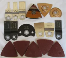 Hot sale 37 pcs oscillating tool saw blades accessories fit for multifunction electric tool as Fein power tool, TCH ,Dremel etc