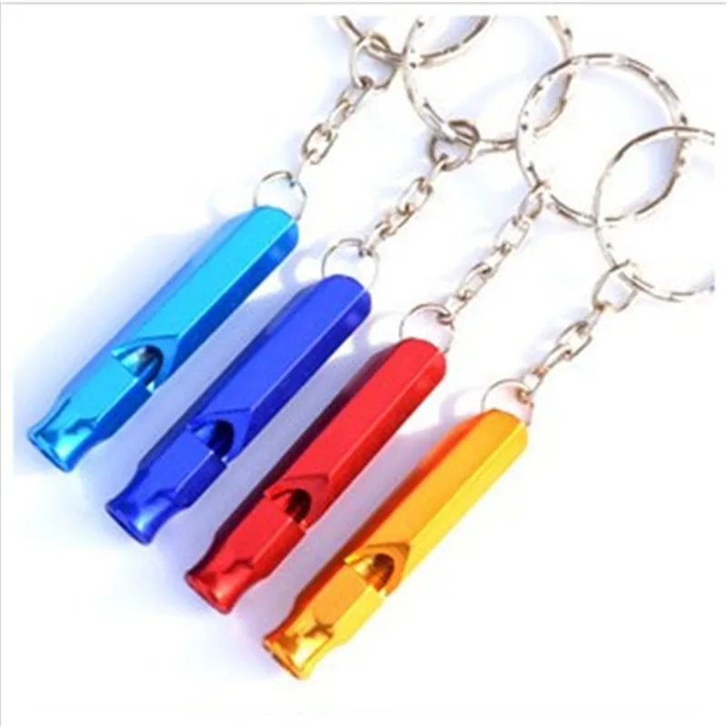 1pcs Camping Hiking Survival Whistle Small Size Aluminum Emergency
