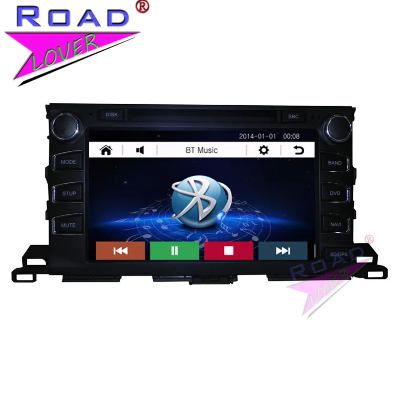 TOPNAVI Wince 6 0 9 &quot2Din автомобильный мультимедийный DVD плеер Авто Радио для Toyota Highlander
