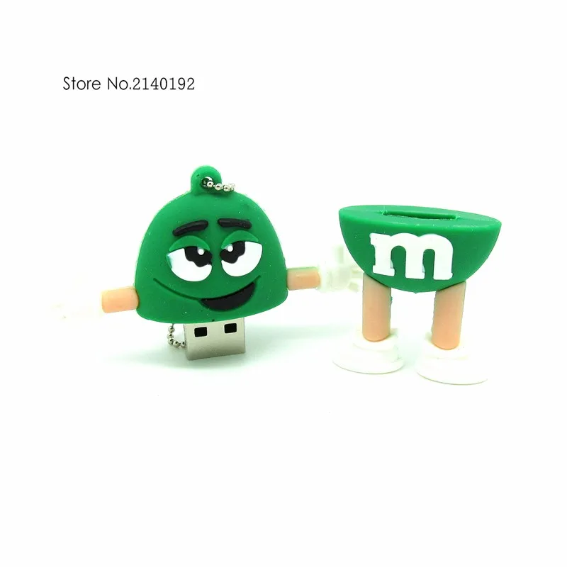 Usb флеш накопитель M &amp M's в форме радуги 6 цветов 4 ГБ 8 16 32 ГБ|32gb pen drive|usb flash drive 4gbflash