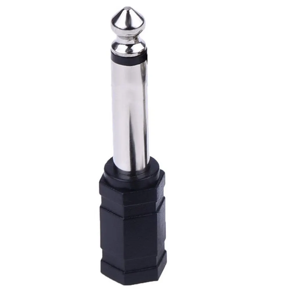 

6.5mm Mono to 3.5mm Jack Audio Stereo Converter 1/4" Male to 1/8" Female Adapter Plug Mono Jack Connector for Amplifier VCD DVD