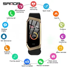 Top Brand Sport Men Women SMART WATCH Fitness Tracker Call Message Reminder Heart Rate Sleep Monitoring IP8 Waterproof Bluetooth