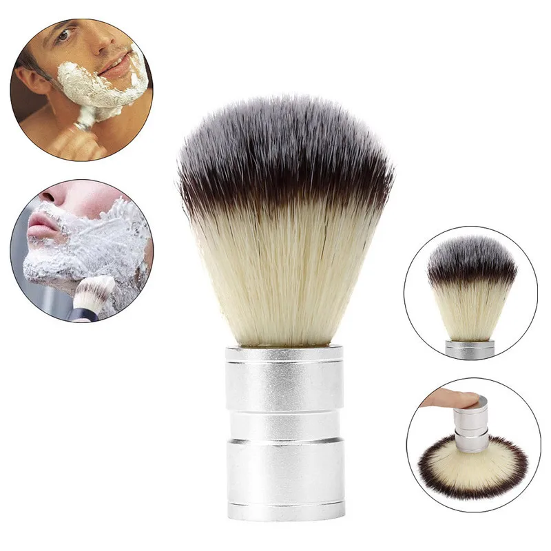Blaireau Hair Shaving Brush Aluminum Alloy Handle for Razor Facial Badger Brushin Shaving Brush