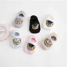 Милые Носки с рисунком медведя, женские летние забавные носки для животных, для девочек, милые носки с низким вырезом, невидимые милые носки, дешевая распродажа, sox