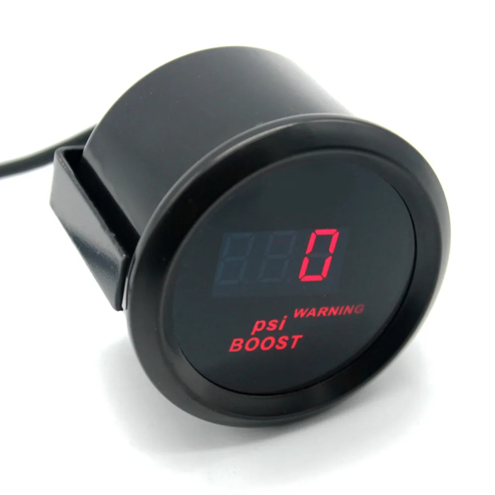 

BYGD 2" 52mm Digital Red LED Electronic PSI Boost Gauge Meter For Car Auto Motor