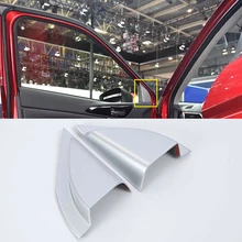 Автомобильный Стайлинг 2 шт. ABS Матовый Интерьер передний столб треугольник Накладка для Mitsubishi Eclipse Cross