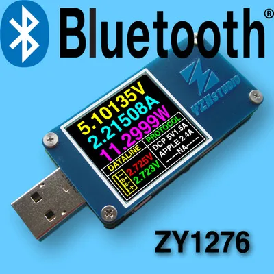 YZXstudio цветной Измеритель USB ток напряжение емкость Быстрая зарядка QC4 PD3.0 MFI PPS протокол тестер - Цвет: Оранжевый