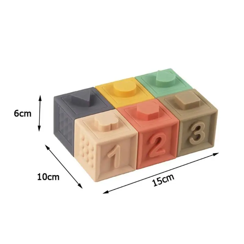 educational 3d soft touch blocks