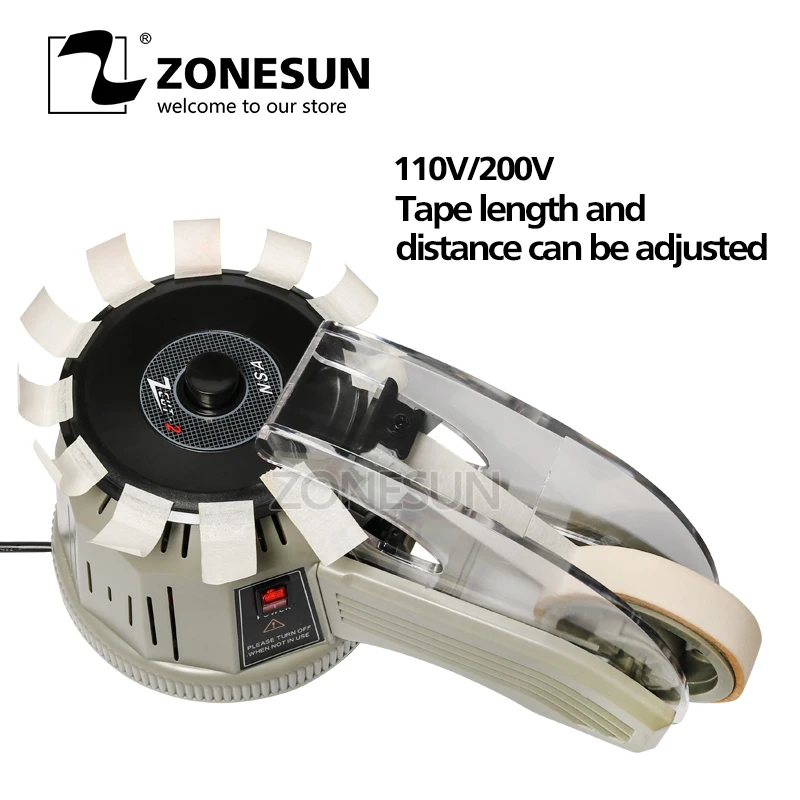 ZONESUN Automatic Tape Dispenser ZCUT 2/CE Certificate