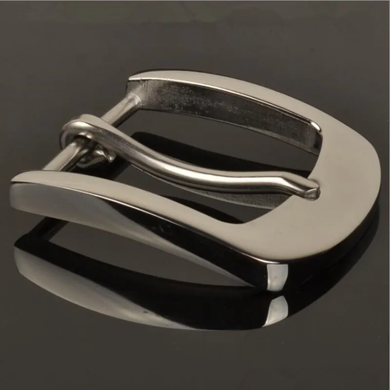

Retail Fashion Men's Solid stainless steel Belt Buckle With Metal Cowboy Belt Head Mens Jeans accessories fit 4cm Wide Belt
