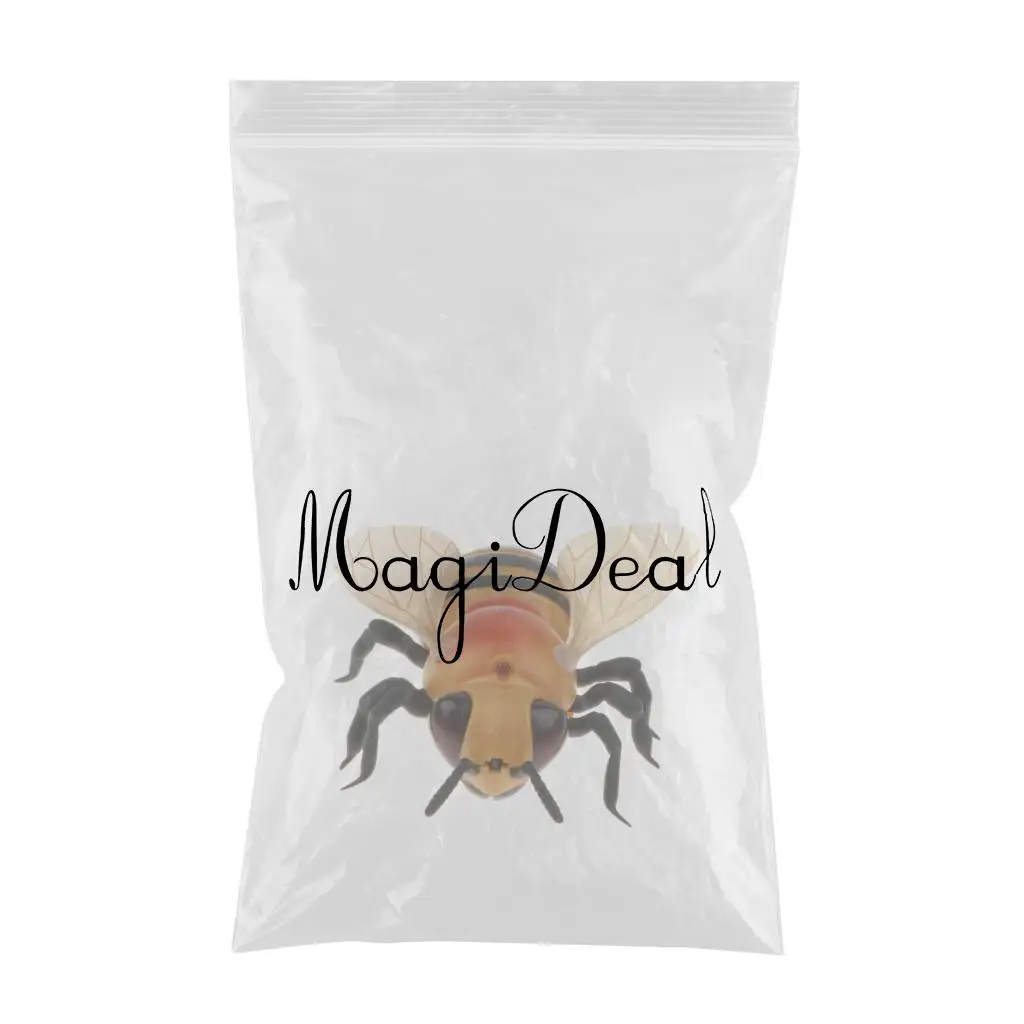 Infrared Remote Control Realistic Fake Bee RC Reptile Insects Prank Toy Practical Joke Scary Trick - Party Christmas & Halloween