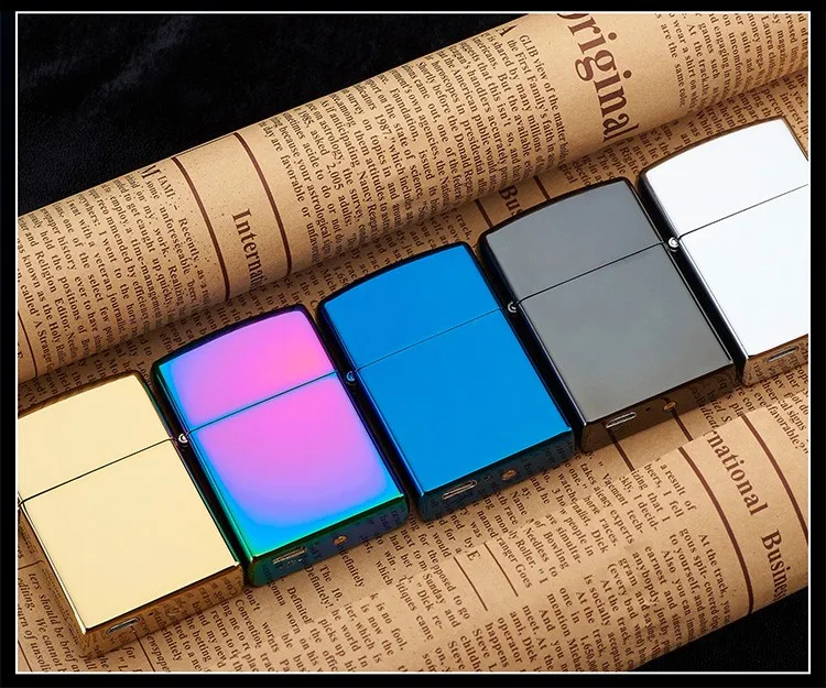 217 креативный сплав цинка Dual arc перезаряжаемая через USB Зажигалка логотип