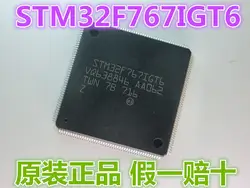 Бесплатная доставка, 1 шт. STM32F767IGT6 STM32F767 ARM IC MCU 32BIT 1 Мб FLASH LQFP-176, новый оригинальный запас