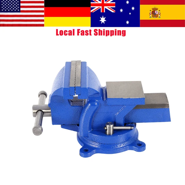 4" 100mm Jaw Bench Vice Workshop Table Clamping Machine ...