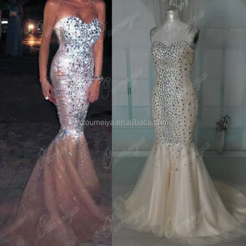 gold sheer prom dress