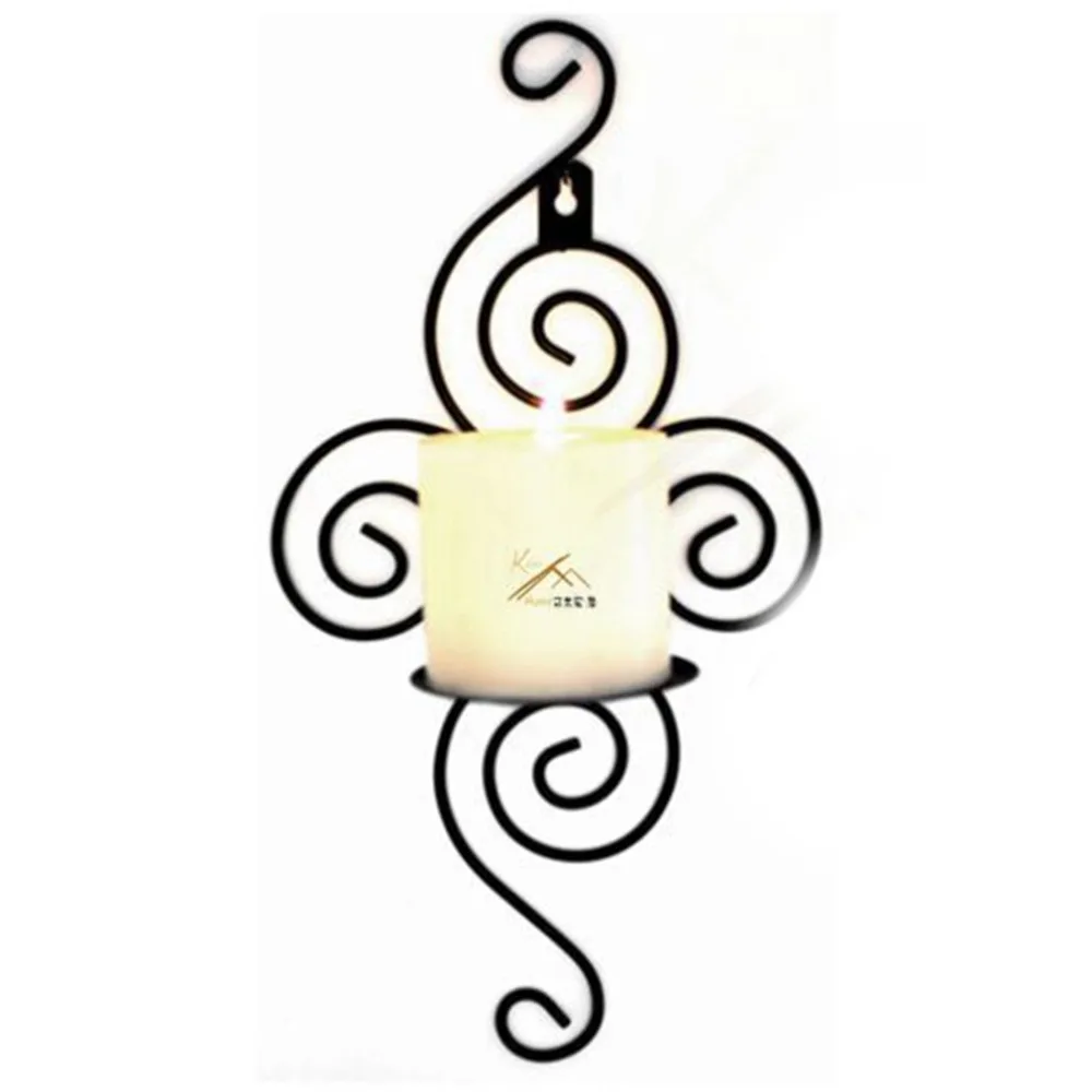Buy Wall Hanging Design Candle Holder Iron Geometric Shape Holiday Home Shop